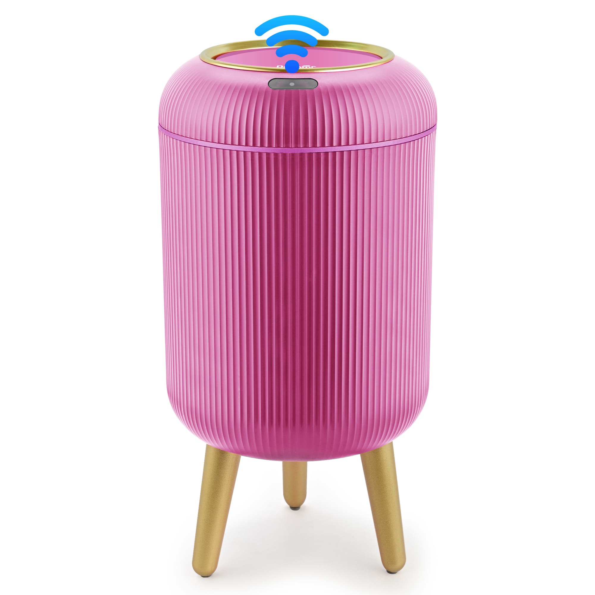 PUKOMC Smart Sensor Trash Can for Small Kitchen and Bathroom, 10 Liters Capacity