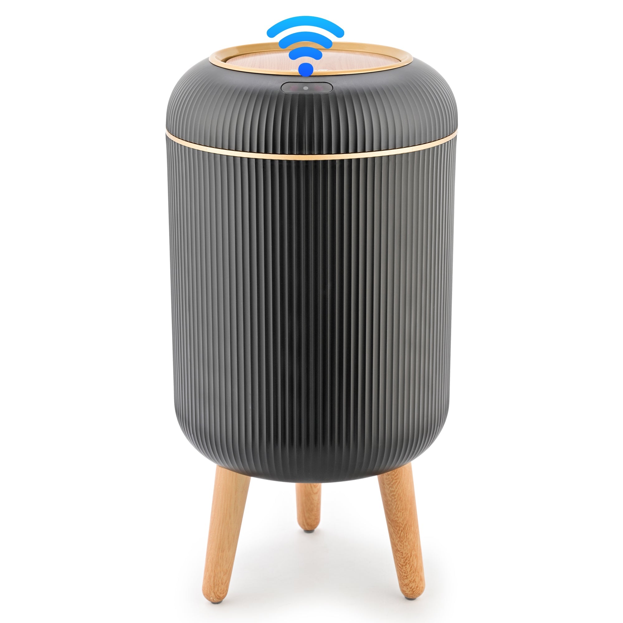 PUKOMC Smart Sensor Trash Can for Small Kitchen and Bathroom, 10 Liters Capacity