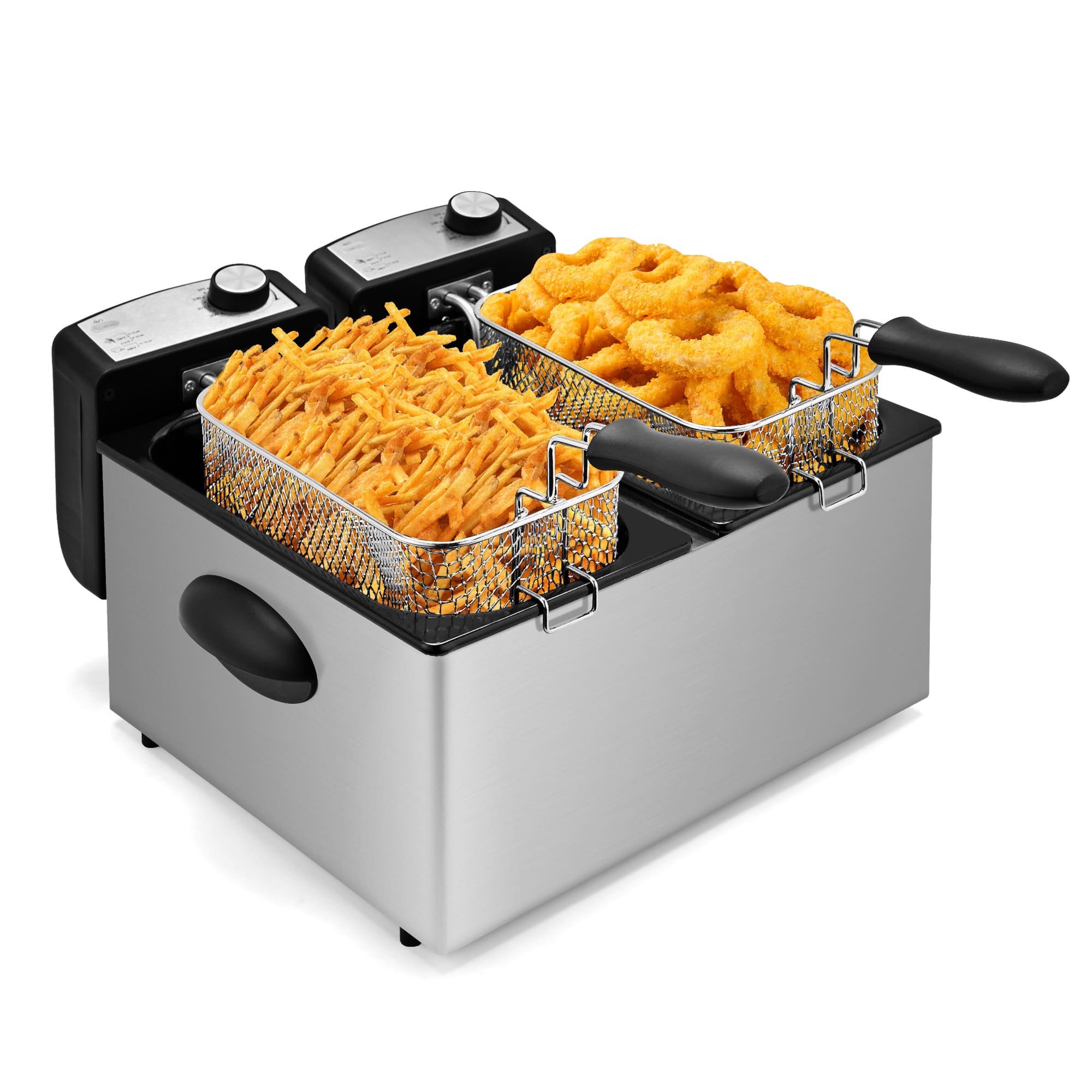 PUKOMC Electric Fryer Machine for Home, Small Fryer for Kitchen