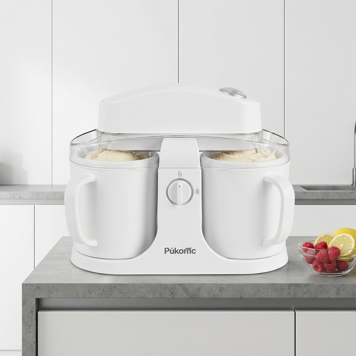 PUKOMC Ice Cream Maker Machine